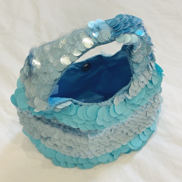 Viral Blue Sequin Mini Bag from TJMaxx - Picture 3 of 8